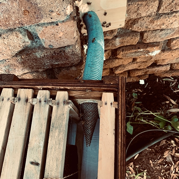Wall trap-out